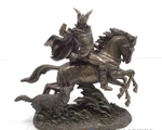 Damaged Veronese Design Odin Riding Sleipnir Statue - Norse God As Is. Fixed Price $45.00.