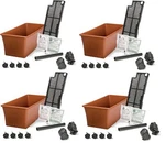 Novelty (#80105) Earthbox Garden Kit, Terra Cotta (pack Of 4). Fixed Price $223.46.