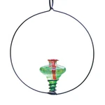 Parasol Mini Blossom Hummingbird Feeder - Circle Green. Fixed Price $29.99.
