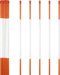 Anley 20 Pack 48" Reflective Driveway Markers, Snow Stakes Safety Orange. Fixed Price $25.16.