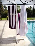 Pool & Spa Towel Rack Premium Extra Tall Tree Outdoor Pvc White. Fixed Price $102.57.