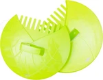 Gardenised Pair Of Leaf Scoops, Hand Rakes For Lawn Cleanup Green. Fixed Price $17.14.