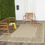 Safavieh Indoor / Outdoor Natural Brown Area Rugs CY1588-3001. Fixed Price $45.00.