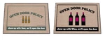 High Cotton Funny Welcome Doormat - Open Policy Beer Wine. Fixed Price $26.99.