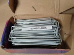 Ashman Galvanized Garden Stakes Landscape Staples: 150 Pack 6 Inch Turf. Fixed Price $29.90.