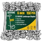 150 Pcs Landscape Fabric Staples Pins,heavy Duty Circle Top .... Fixed Price $38.08.