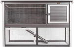 New Age Pet Ecoflex Columbia Easy To Clean Rabbit Hutch In Grey. Fixed Price $309.88.