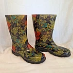 Sloggers Women's Garden Rain Waterproof Boots Size 8 Made Usa Euc. Fixed Price $24.88.