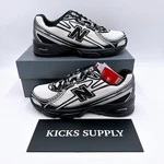 New Balance Width U7407XT Men's Us 4-12 Black Angora Silver Metallic. Fixed Price $157.00.