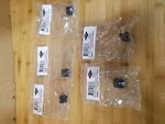 Set Of 5 Century Raw Authentic Matte Square Knob 20223 Black Steel. Fixed Price $19.99.