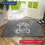 Arogan Chenille Indoor Mat Entryway Rug, 16X24 Grey, Super Absorbent Mud. Fixed Price $26.51.