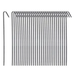 30 Pack Tent Stakes Metal Garden Edging Fence Hooks Pegs Made Usa 9" Long. Fixed Price $19.14.