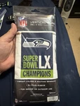 Seattle Seahawks Super Bowl Lx Champions Vertical Banner Flag 28X40 Nfl Wincraft. Fixed Price $24.95.
