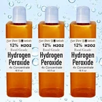 Hydrogen Peroxide H2O2 12% Food Grade Many Sizes Oz - 3 Gallons Best Prices. Fixed Price $12.99.