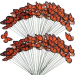 240 Pcs Monarch Butterfly Stakes Size Artificial Waterproof Garden Decor. Fixed Price $74.12.