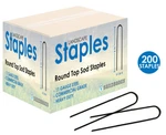 Sandbaggy 200 6" Landscape Staples Sod Garden Stakes Round Top Anchor. Fixed Price $31.20.
