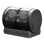 Good Ideas Compost Wizard Outdoor Garden Dual Tumbler Container, Black. Fixed Price $191.99.