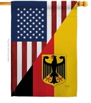 Breeze German Friendship Flags World Decorative Vertical House. Fixed Price $47.68.