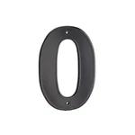 Montague Metal Products Helvetica Font Individual House Number, 0, 3-INCH. Fixed Price $9.64.