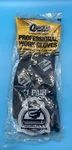 Quickie Brand Professional Work Gloves Black & Yellow Cotton Flock Lined New. Fixed Price $10.95.
