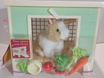 Our Generation Bunny Hutch Playset House & Pet Rabbit Plush Accessory Age 3+. Fixed Price $49.99.