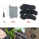 201 Pcs Galvanized Garden Stakes Landscape Staples Set With Mats& Precision Hook. Fixed Price $33.02.