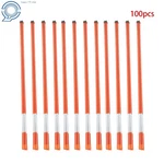 100 Pack Root Driveway Markers Snow Stakes Reflective Diameter 5/16" Us. Fixed Price $63.00.