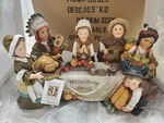 Joseph's Studio By Roman. Thanksgiving Figure, Kid Pilgrim Scene Table Top. New. Fixed Price $79.95.