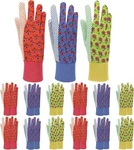 & 1852 General Work Garden Gloves Women Soft Jersey 3 Pair 12. Fixed Price $9.99.