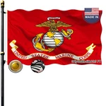 Volta Double Sided Marine Corps Usmc 3X5FT, Outdoor Heavy Duty 3-PLY Durable Pol. Fixed Price $35.79.