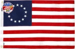 Anley Everstrong Series Betsy Ross Flag 2X3 Foot Heavy Duty Nylon - Embroidered. Fixed Price $18.99.