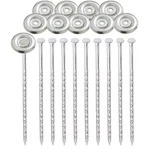 Uitose 10 Count Outdoor Rv Rug Stakes, Stainless Steel Spiral Patio Mats Stak.... Fixed Price $19.57.