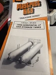 PLASTRUCT-#2019-TWIN Horizontal Lp Gas Storage Tanks-kit Scale. Fixed Price $24.99.