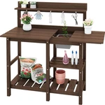 Outdoor Potting Bench With Removeable Sink,rot-resistant Hdpe Table For. Fixed Price $236.78.