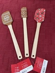 Silicone Lot 3 Spatula Backing Spirits Bright Gingerbread Man Holiday New. Fixed Price $16.99.