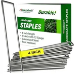Amagabeli Garden & Home 4 100 Pack Galvanized Landscape Inch, Silver. Fixed Price $21.91.