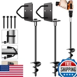 Ground Anchors Shed 14" Set Of 2 Trampoline Stakes Screw-in Heavy Duty. Fixed Price $37.24.