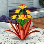 Tombaby Huge Metal Agave Plants Outdoor Decoration Medium, Yellow 1 Pack. Fixed Price $48.64.