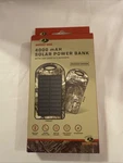 Mossy Oak Solar/usb Power Bank/led LIGHT/2 Outputs/ Rugged Design 4000MAH. Fixed Price $15.00.