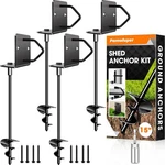 Ground Anchors Shed 14" Set Of Trampoline Stakes Screw Heavy Dut.... Fixed Price $74.95.