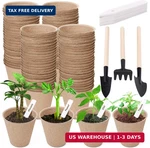 3" Peat Pots Seedling Plant Starters Bulk 100 Pack Biodeg. Fixed Price $26.55.