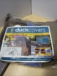 Duck Covers Elegant Waterproof Patio Chair 36"X37"X36" One Pair, Pillow. Fixed Price $34.99.