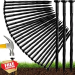 Honoson 100PK Landscaping Spikes Ground Stakes Lawn Weed Barrier. Fixed Price $25.99.