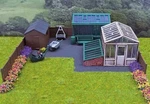 Garden Buildings And Accessories - Oo/ho Plastic Kit Wills SS92. Fixed Price $37.83.