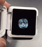 12X12MM 9.52CT Light Aquamarine Cushion Loose Natural Gemstone 1CT Free Shipping. Fixed Price $29.95.