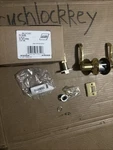 Brand New-open Box-schlage Hall & Closet F10 FLA605. Brass. Fixed Price $20.00.