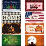 8 Pcs Seasonal 29 X 17 Inch Interchangeable Holiday Front Large. Fixed Price $69.67.