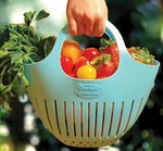 New Hutzler Mini Colander Garden Basket Vegetable Produce Collection W/ Handles. Fixed Price $20.00.