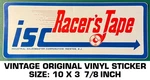 Industrial Salesmaster Corp. Racer's Tape - Vintage Original Vinyl Decal Sticker. Fixed Price $9.50.