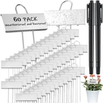 62 Pcs Metal Garden Markers Plant Label Stakes Outdoor Weatherproof 10.6 Inch.... Fixed Price $64.80.